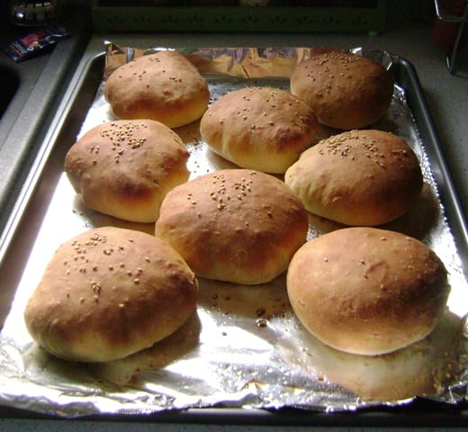 King Arthur Flour Sourdough Hamburger Buns