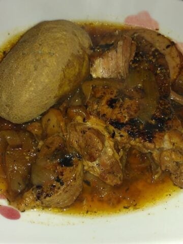 Alton Brown's Pepper Pork Chops