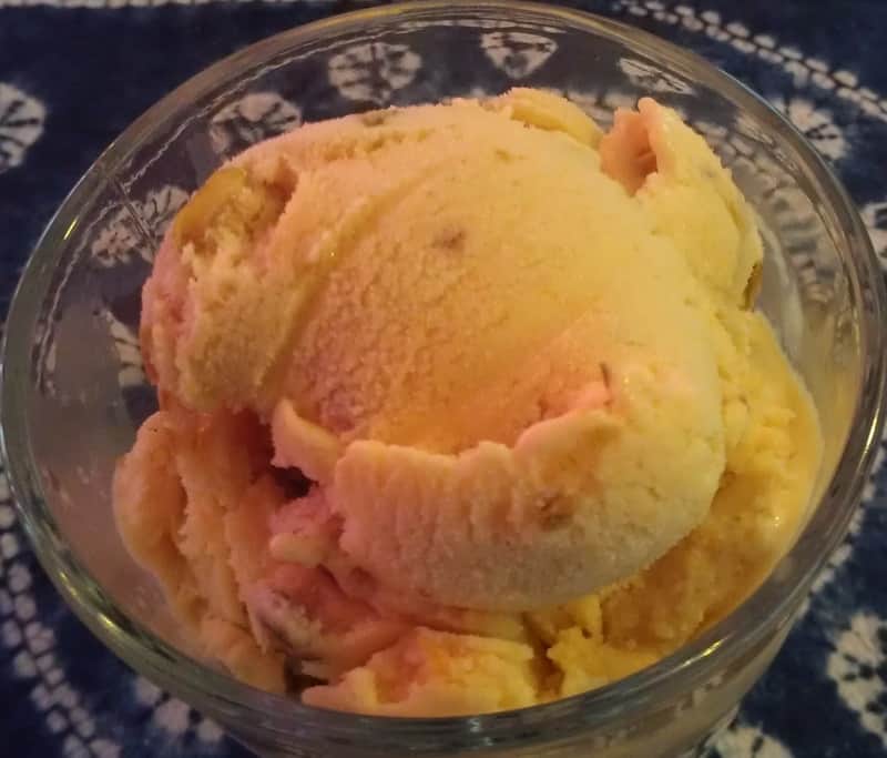 dried apricot-pistachio ice cream
