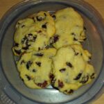 soft cranberry and orange cookies