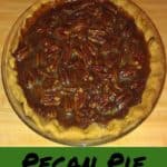 a whole vegan pecan pie - pin for Pinterest