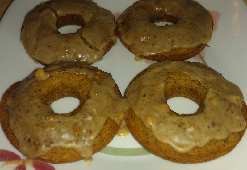 vegan maple donuts