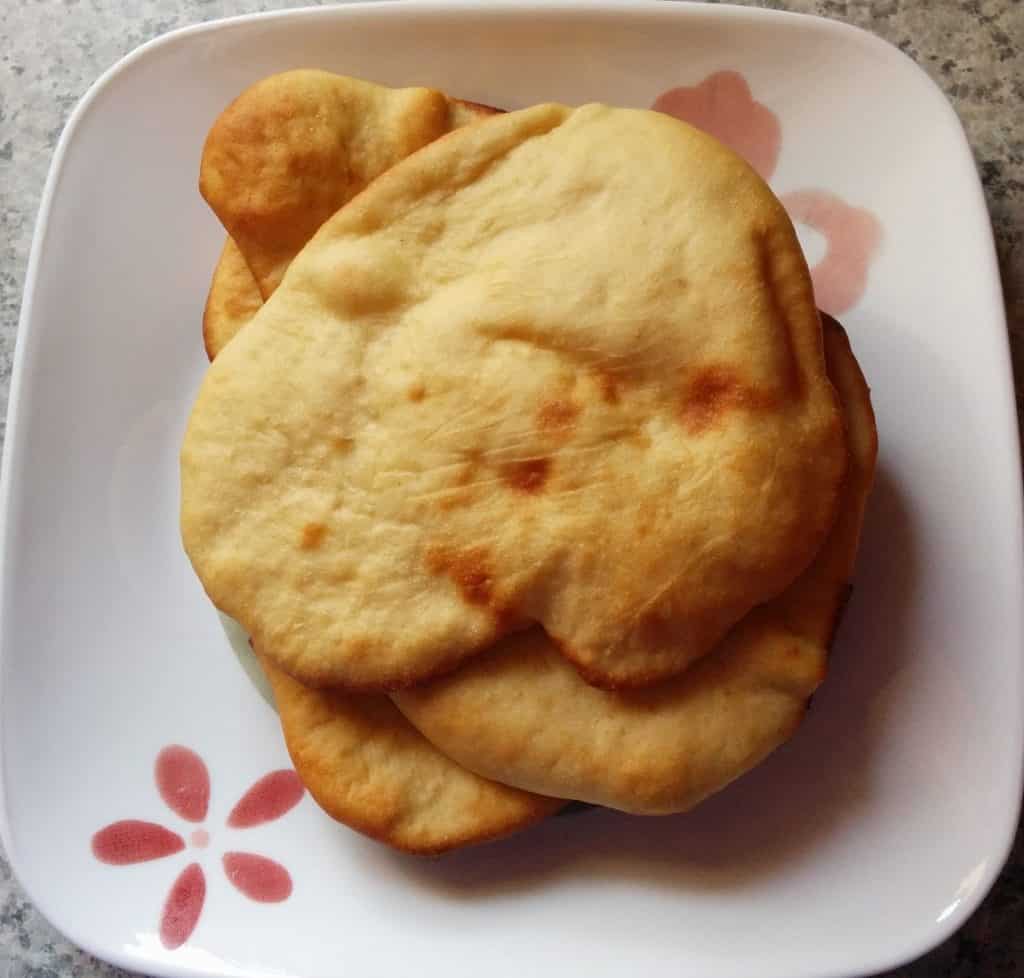 golden pita bread