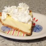 a slice of key lime pie