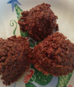 dark chocolate coconut macaroons