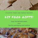 diy food gifts - pictures of homemade marshmallows and homemade fruitcake - pin for pinterest