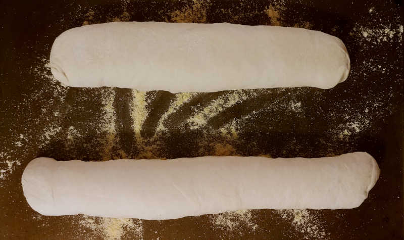 easy french bread dough, before proofing