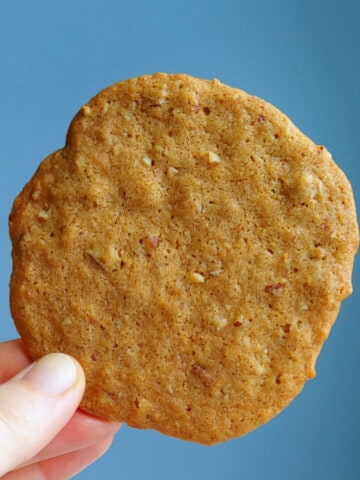 a butterscotch cookie