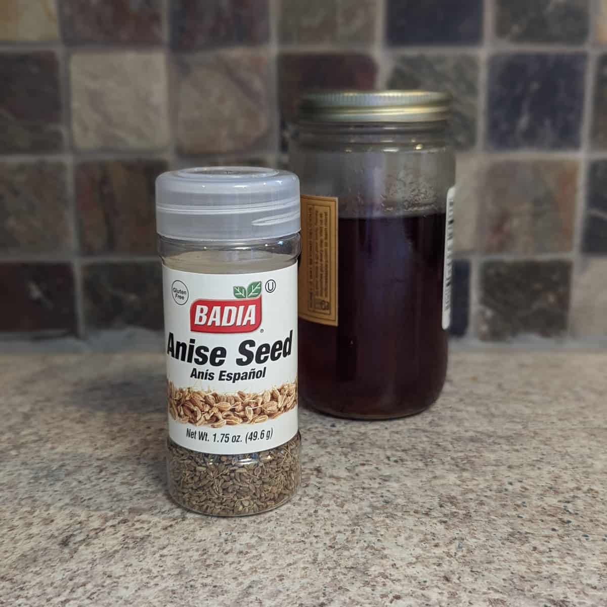 jars of anise and honey