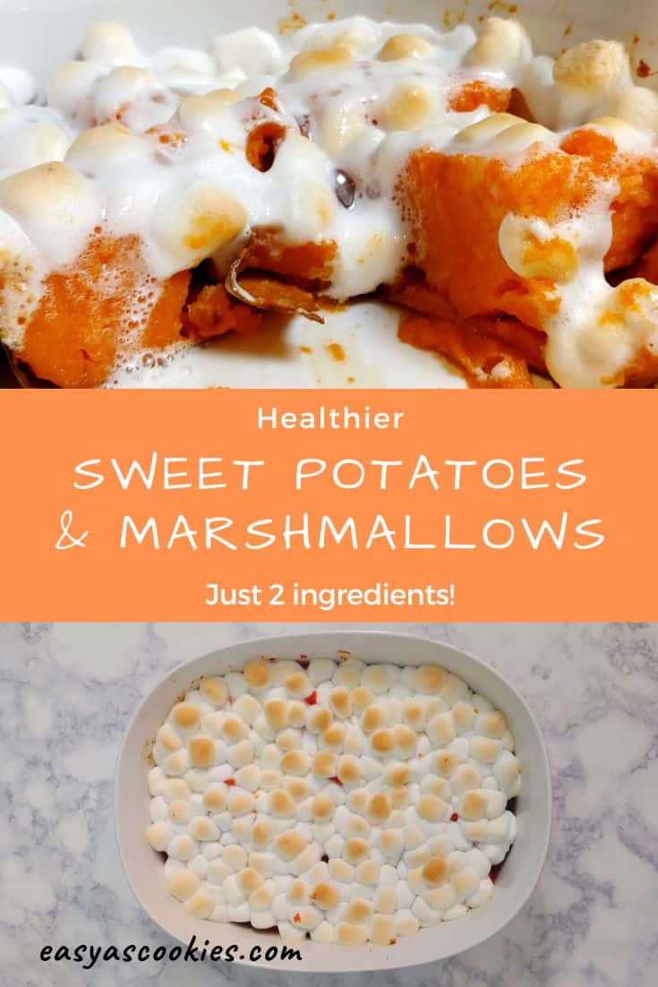 Healthier Sweet Potatoes with Marshmallows Easy As Cookies