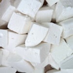 close up of cut marshmallows