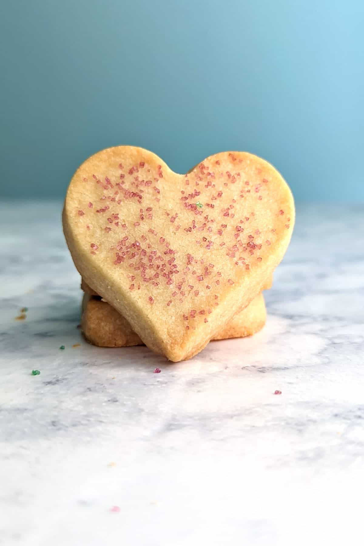 shortbread cookie heart